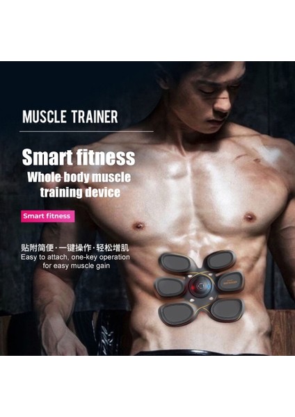 Hostx1 Ems Akıllı Fitness Karın Kas Stimülatörü Yeni Cep Telefonu Uygulama Kontrolü Ev Spor Salonu Ofis Fitness Ekipmanları (Yurt Dışından) fırsatları