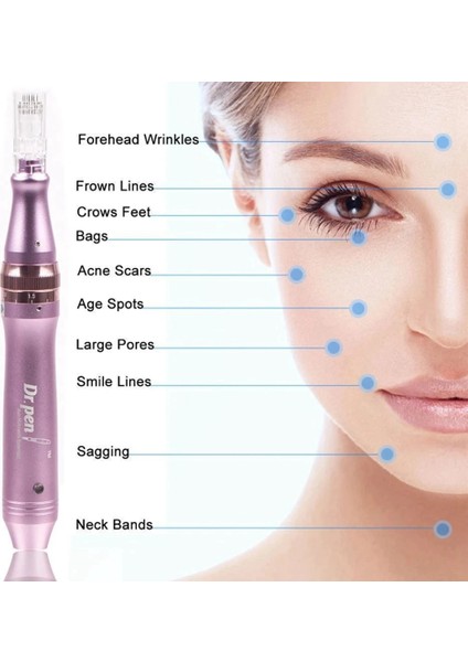 10 Adet 42PIN Kablosuz Dr Kalem Ultima M7 Mikro Profesyonel Derma Kalem Cilt Bakımı Güzellik Araçları Kalem Mezoterapi Otomatik Mikro 2 Adet 12PIN Iğneler ile (Yurt Dışından) modelleri