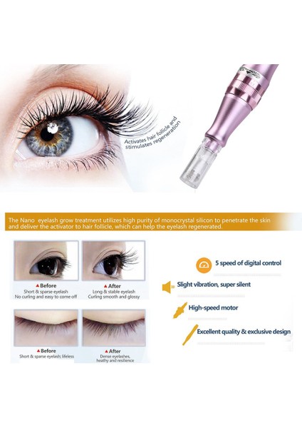 10 Adet 42PIN Kablosuz Dr Kalem Ultima M7 Mikro Profesyonel Derma Kalem Cilt Bakımı Güzellik Araçları Kalem Mezoterapi Otomatik Mikro 2 Adet 12PIN Iğneler ile (Yurt Dışından) indirimleri