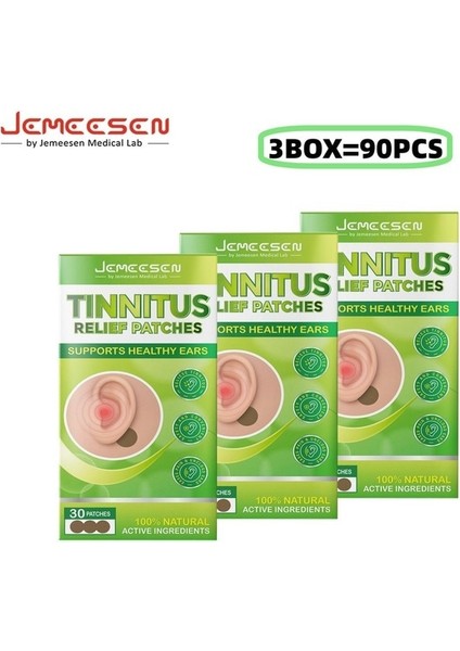 90 Yamalar Jemeesen Tinnitus Tedavisi Yama Tinnitus Kulak Ağrısı Işitme Kaybını Koruyun Etiket Tinnitus Tıbbi Yama Çin Bitkisel Kulak Bakımı (Yurt Dışından)