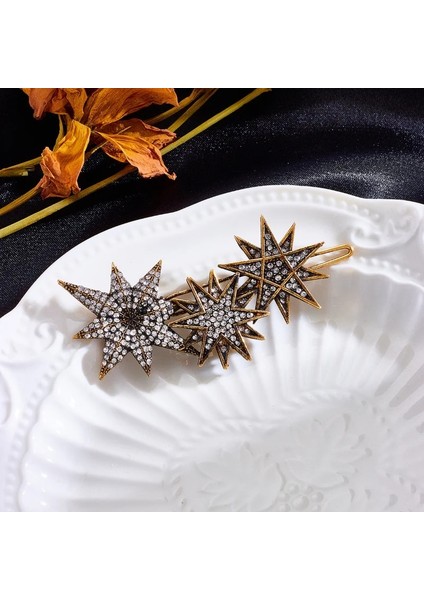1 Takım Yıldız Taklidi Düğün Gelin Tokaları Kadınlar Için Bling Barrette Kristal Saç Klipleri Kadın Bling Barrette Saç Takı (Yurt Dışından) indirimleri