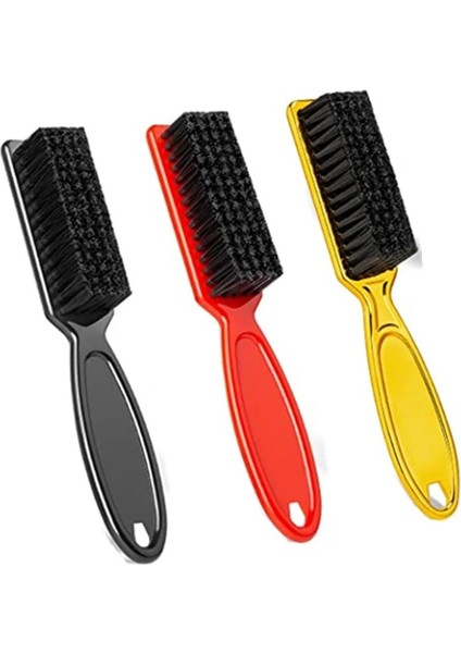 Kırmızı Siyah Küçük Sakal Şekillendirici Fırça Logosu Profesyonel Tıraş Sakal Fırçası Berber Vintage Yağ Kafa Şekli Oyma Temizleme Fırçası (Yurt Dışından) modelleri