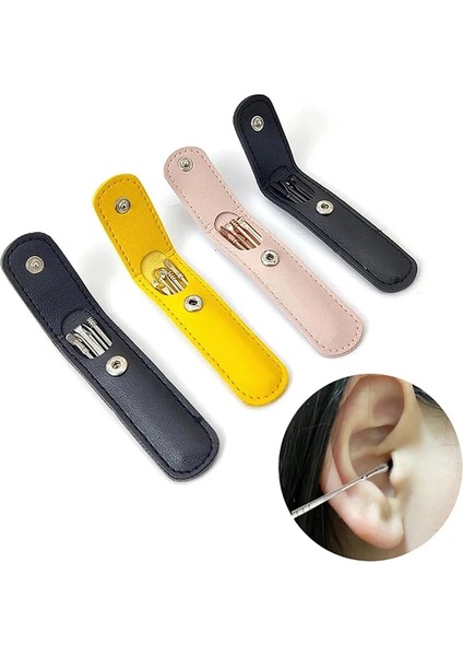 09 6 Adet/takım Paslanmaz Çelik Spiral Kulak Temizleme Çubuğu Kaşık Kulak Kiri Temizleme Temizleyici Kulak Aracı Çok Fonksiyonlu Taşınabilir Depolama Kılıfı ile (Yurt Dışından) modelleri