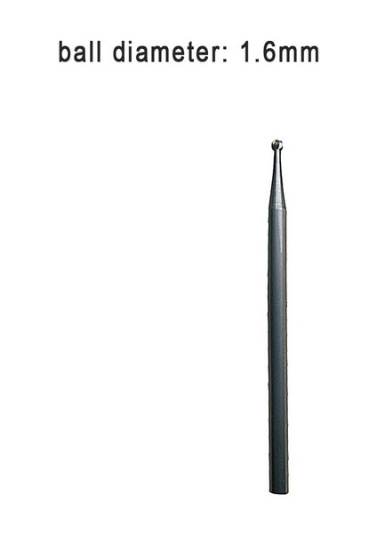 Işitme Cihazı Kulak Kalıbı Çıkışı Için 1.6mm Elmas Bilyalı Burs Yüksek Hız Çelik Malzemesi (Yurt Dışından)