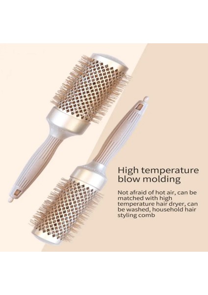 Stil 10 Kaliteli Saç Fırçası Tarak Curling Saç Fırçaları Yüksek Sıcaklığa Dayanıklı Seramik Demir Yuvarlak Tarak Saç Şekillendirici Aracı (Yurt Dışından) modelleri