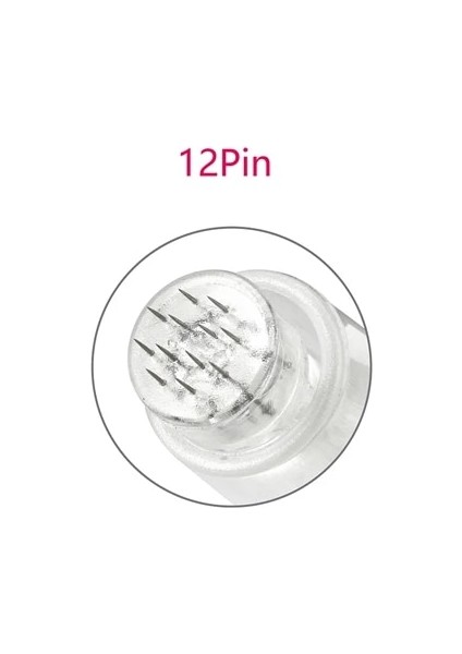 12PIN 10 Adet Kablosuz Dr Kalem Ultima Dermapen Profesyonel Mikro Iğneleme Kalem Vidalı Mezoterapi Otomatik Mikro Iğneler Cihazı Vidalı Kartuş (Yurt Dışından)