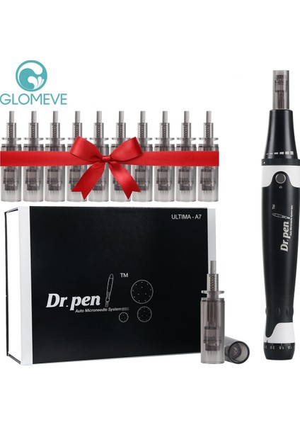 Nano W X10PCS Dr. Pen A7 Profesyonel Mikroiğne Kalemi 12 Adet Kartuşlu Derma Rolling Mikro Iğne Terapi Sistemi Cilt Bakımı Güzellik Aracı (Yurt Dışından) fiyatları
