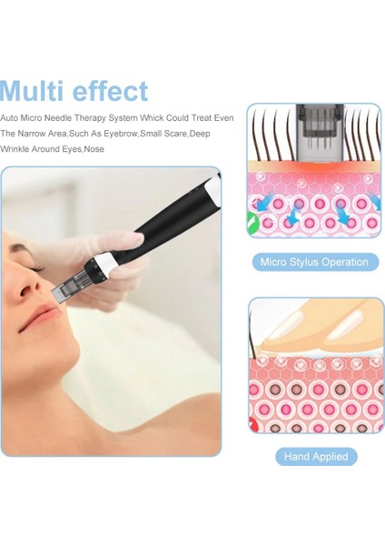 Nano W X10PCS Dr. Pen A7 Profesyonel Mikroiğne Kalemi 12 Adet Kartuşlu Derma Rolling Mikro Iğne Terapi Sistemi Cilt Bakımı Güzellik Aracı (Yurt Dışından) fırsatları