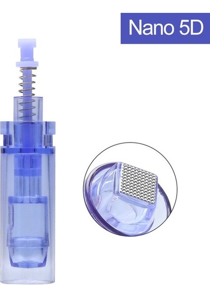Nano 5d Süngü Yuvası Yedek Kartuşları Elektrikli Microneedle Dövme Derma Kalem Toka Tarzı Iğne Dr.pen A1 (Yurt Dışından)