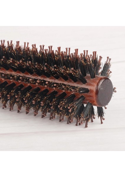 HLB-ZWMGS-14MM Berber Saç Yuvarlak Rulo Ahşap Saç Fırçası Domuzu Kıl Naylon Saç Tarak Kuaförlük Taraklar Yuvarlak Kürek Fırça Kadın Erkek Kıvırcık Saç (Yurt Dışından) modelleri