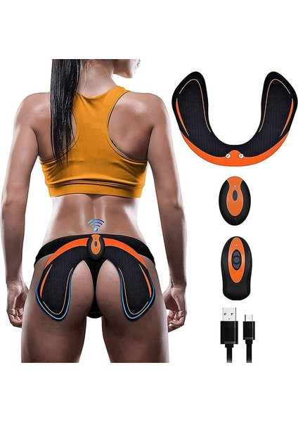 Hıp-Cd-Jhs Ems Kalça Eğitmeni Popo Toner Kadınlar Için Ems Kalça Kas Elektrik Stimülatörü Kalça Masajı Entegre Fitness Ekipmanları (Yurt Dışından)