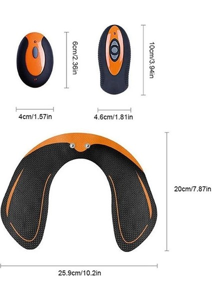 Hıp-Cd-Jhs Ems Kalça Eğitmeni Popo Toner Kadınlar Için Ems Kalça Kas Elektrik Stimülatörü Kalça Masajı Entegre Fitness Ekipmanları (Yurt Dışından)