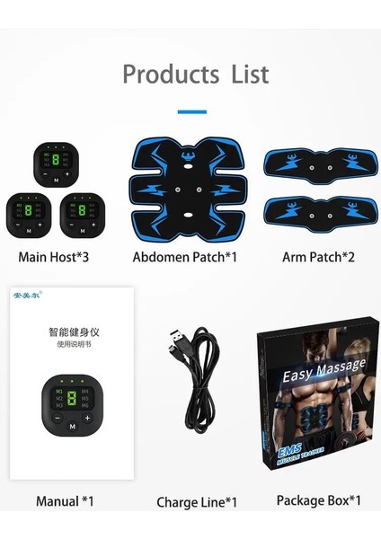 Turuncu-Karın Ems Karın Kemeri Elektrostimülasyon Kas Stimülatörü Kalça Kas Çalıştırıcı Ev Spor Salonu Fitness Ekipmanları (Yurt Dışından)