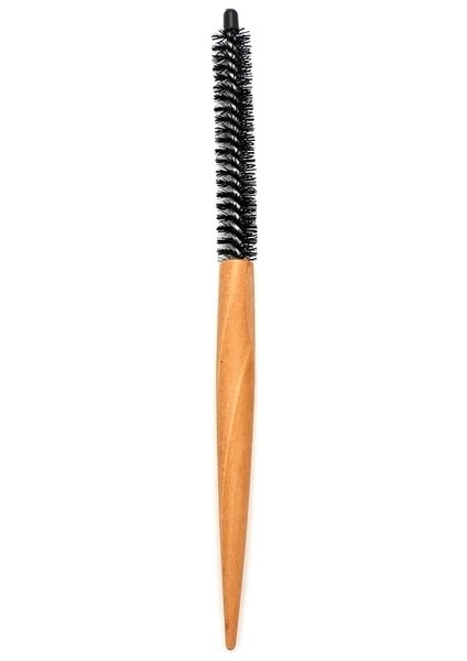 MINIBRUSH-16MM Berber Saç Yuvarlak Rulo Ahşap Saç Fırçası Domuzu Kıl Naylon Saç Tarak Kuaförlük Taraklar Yuvarlak Kürek Fırça Kadın Erkek Kıvırcık Saç (Yurt Dışından)