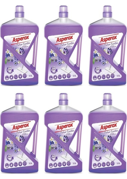 Yüzey Temizleyici Menekşe & Yasemin 2.5 lt x 6'lı