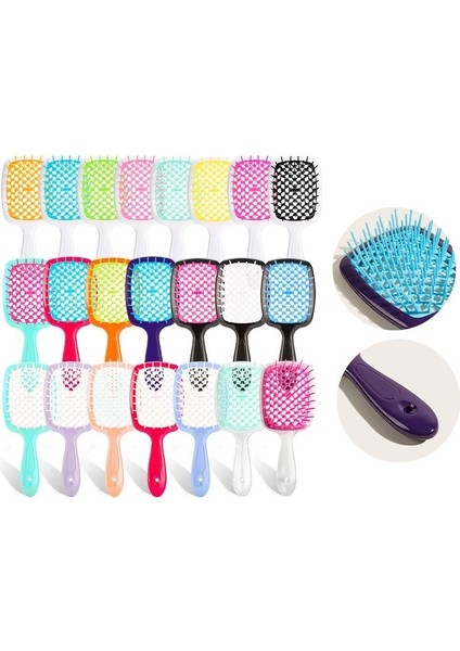 Gül Kırmızı Karışık Saç Fırçası Salon Saç Şekillendirici Araçları Büyük Plaka Taraklar Masaj Saç Tarak Saç Fırçaları Kızlar At Kuyruğu Tarak (Yurt Dışından) fiyatları