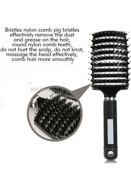 Renk Anti Klit Saç Fırçası Kadın Kadın Saç Derisi Masaj Tarak Kıl ve Naylon Saç Fırçası Salon Için Islak Kıvırcık Detangle Saç Fırçası (Yurt Dışından) modelleri