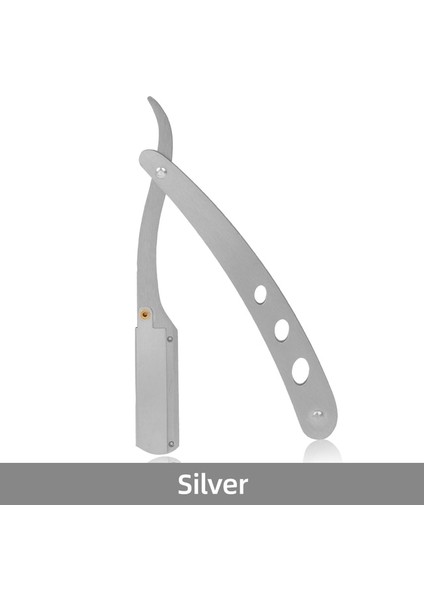 Şerit 4 Renk Metal Manuel Jilet Berber Profesyonel Düz Kenar Erkek Jilet Değiştirilebilir Bıçaklı Jilet Katlanır Jilet Aracı (Yurt Dışından)