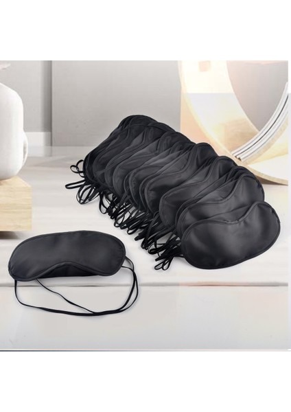 Göl Mavisi 10 Adet 10 Adet/paket Uyku Maskesi Doğal Uyku Göz Maskesi Siperliği Kapak Gölge Göz Bandı Yumuşak Taşınabilir Körü Körüne Seyahat Eyepatch Göz Kapağı (Yurt Dışından)