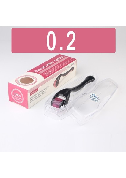 0.2 Mezoroller Sakal Rulo Drs 540 Iğneler Mikro Iğneli Derma Rulo Saç Yeniden Büyüme Için Cilt Bakımı Vücut Bakımı Microniddle Mts (Yurt Dışından)