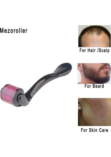 0.2 Mezoroller Sakal Rulo Drs 540 Iğneler Mikro Iğneli Derma Rulo Saç Yeniden Büyüme Için Cilt Bakımı Vücut Bakımı Microniddle Mts (Yurt Dışından)
