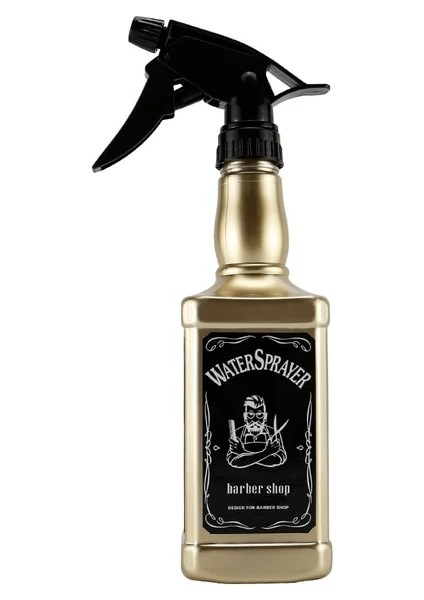 Altın 500 ml Kuaförlük Sprey Şişesi Su Püskürtücü Saç Spreyi Şişesi Sürekli Sprey Şişesi Salon Kuaför Saç Aracı Sulama Kabı (Yurt Dışından)