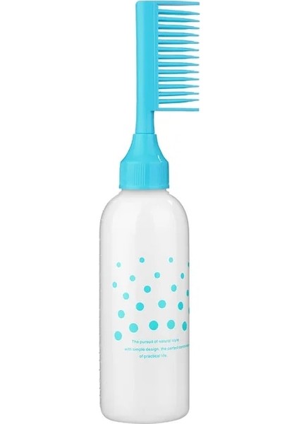 Mavi 60OZ Saç Aplikatör Şişesi Doldurulabilir Plastik Kök Tarak Aplikatör Şişesi Saç Boyama Araçları Kuaförlük Berber Aksesuarları (Yurt Dışından)