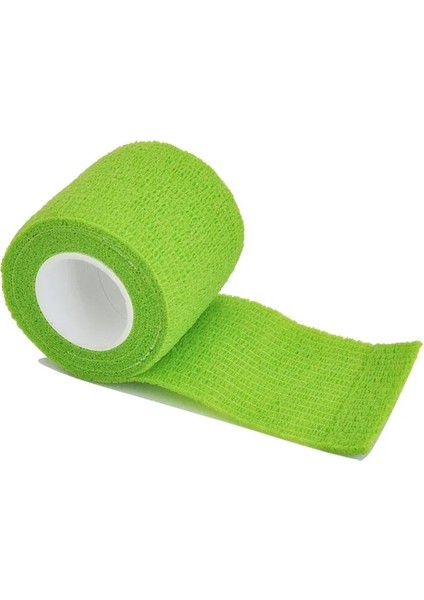 Zeytin Yeşili 7.5 cm x 4.8 M 1 Rulo 2.5/5/7.5/10 cm * 4.8 M Dokumasız Elastik Kendinden Yapışkanlı Bandaj Yapışkanlı Bandaj Spor Sabitleme Parmak Bilek Bacak (Yurt Dışından)