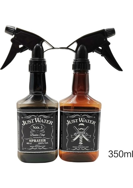 Kahverengi Retro Saç Spreyi Şişesi Özel Mist Sprey Şişesi 350 ml Berber Aksesuarları Peluquería Salon Kuaför Saç Araçları Su Püskürtücü (Yurt Dışından)