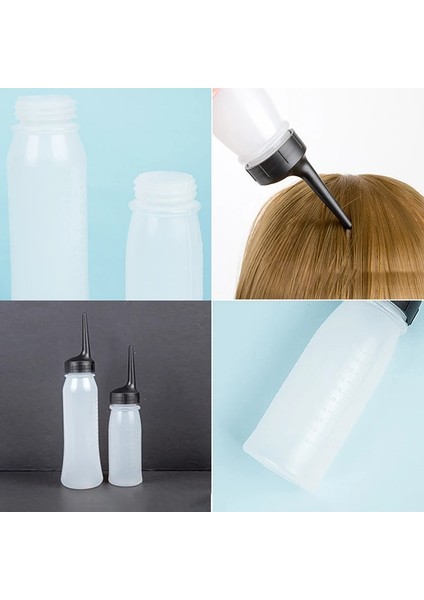 120 ml 120 ML/240 ml Boş Şampuan Aplikatör Şişesi Salon Saç Bakım Aksesuarları Aracı Saç Temizleme Şişeleri Kuru Yıkama Pot Temizleme (Yurt Dışından)