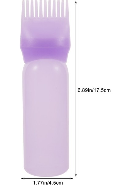 Gösterildiği Gibi 3 Adet Tarak Aplikatör Şişesi Saç Yağlama Ölen Aplikatör Şişesi Kök Tarak Şişesi (Yurt Dışından)