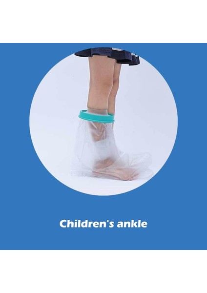 1 Adet Duş Kapağı Yetişkin Su Geçirmez Mühürlü Döküm Bandaj Koruyucu Yara Kırığı Bacak Ayak Kol Palm Banyo Koruyucu Halka Kol (Yurt Dışından)