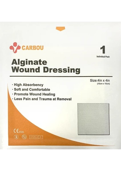 Hiçbir Gümüş 1 Adet 4 "X 4" Gümüş Kalsiyum Gazlı Bez (Yurt Dışından)