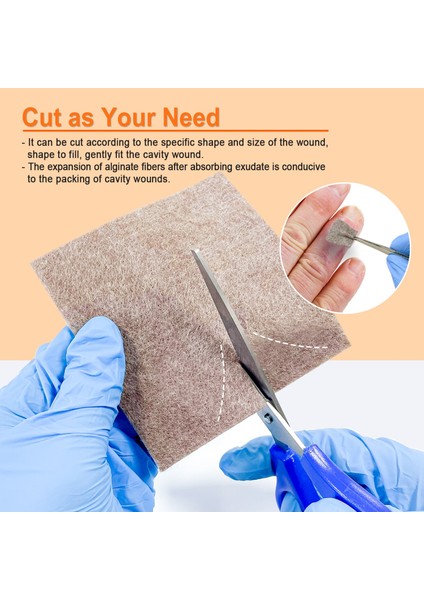 Hiçbir Gümüş 1 Adet 4 "X 4" Gümüş Kalsiyum Gazlı Bez (Yurt Dışından) fırsatları