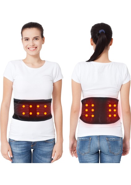 Xl (Uzunluk 110CM) Bel Koruyucu Kemer Ayarlanabilir Bel Turmalin Kendinden Isıtma Manyetik Bel Desteği Karın Kemeri Bel Omurga Sıcak Ateş Bandı (Yurt Dışından) modelleri