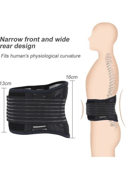 Xl (Uzunluk 110CM) Bel Koruyucu Kemer Ayarlanabilir Bel Turmalin Kendinden Isıtma Manyetik Bel Desteği Karın Kemeri Bel Omurga Sıcak Ateş Bandı (Yurt Dışından) fırsatları