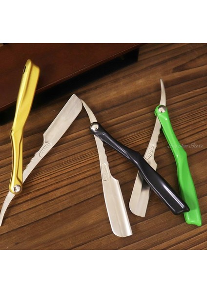 Siyah Saplı Jilet Berber Dükkanı Tıraş Bıçağı Çinko Alaşım Abs Saplı Tüy Bıçakları Vintage Manuel Tıraş Makinesi Jilet Çok Fonksiyonlu 5 Renk (Yurt Dışından) modelleri