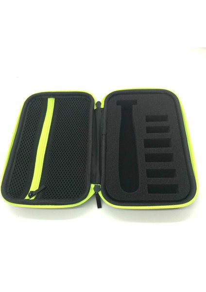 Yeşil Fermuar 2022 Philips Için Uygun Tek Bıçaklı Siyah Jilet Saklama Çantası Hard Case Seyahat Çantası Koruyucu Çanta Tıraş Makinesi Jilet Tutucu Saklama Çantası (Yurt Dışından) indirimleri