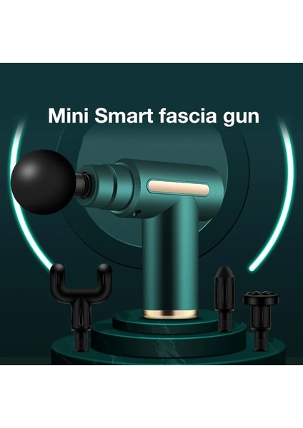 Yeşil Düğme Kutusu Tip C Şarj Taşınabilir Masaj Tabancası LCD Elektrikli Vurmalı Tabanca Masajı Vücut Boyun Sırt Derin Doku Kas Gevşeme Fitness Fasya Tabancası (Yurt Dışından) fırsatları