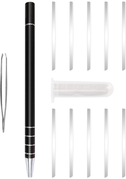 1 Takım Rastgele Renk 1 Saç Gravür Kalemi 10 Bıçak Saç Kesme Makineleri Dıy Saç Modeli Salonu Sihirli Kazınmış Paslanmaz Çelik Kalem Berber Kuaförlük Makas (Yurt Dışından) fırsatları