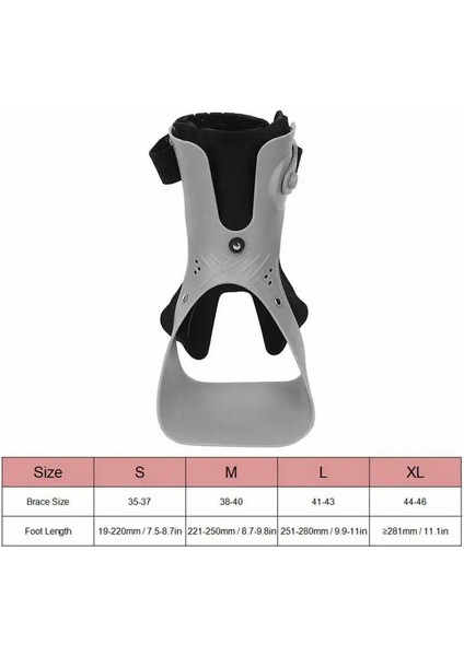 Sol Ayak Büyük Ayak Damla Brace Desteği Ayarlanabilir Toka Yumuşak Duruş Hemipleji Için Doğru Ayak Bileği Ayak Ortezi Düzeltme Parantez (Yurt Dışından)