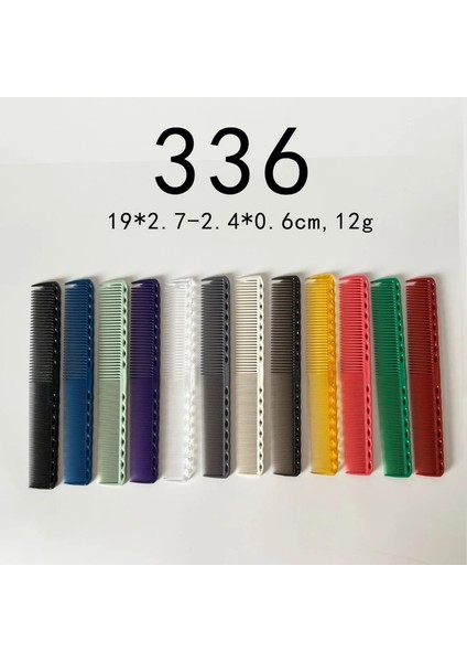 336 - Mavi Profesyonel Saç Kesim Tarak 336 339 Berber Dükkanı Saç Fırçası Saç Stilisti Şekillendirici Aracı Salon Yüksek Kaliteli Kuaförlük Tarak Y0306 (Yurt Dışından)