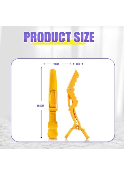 6 Adet Turuncu Kuaförlük Klipleri Çeşitli Stilleri Timsah Saç Kavrama Kuaförlük Salonu Kelepçe Salon Şekillendirici Saç Aksesuarları Firkete Sıcak (Yurt Dışından) fırsatları