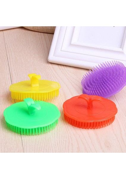 01 Şampuan Fırçası Yetişkin Saç Derisi Masaj Fırçası Erkekler ve Kadınlar Yumuşak Tutkal Banyo Şampuanı Tarak Uzun Saç Yıkama Saç Derisi Baş Masajı (Yurt Dışından) indirimleri