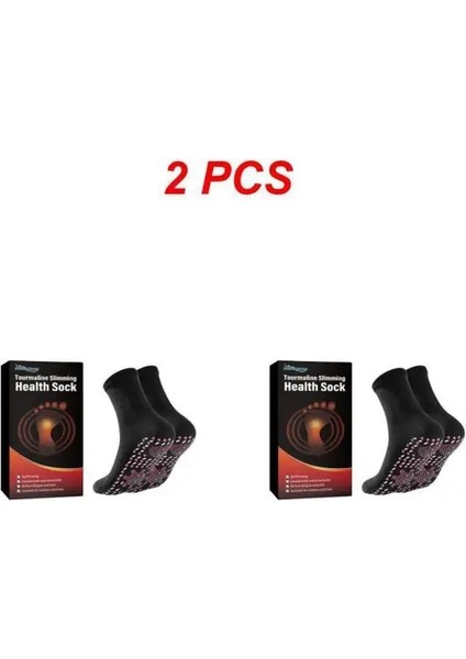 Stil A 2 Adet 1/2 Adet Manyetik Çorap Unisex Kendinden Isıtmalı Sağlık Çorapları Turmalin Manyetik Terapi Rahat ve Nefes Alabilen Ayak Masajı (Yurt Dışından)