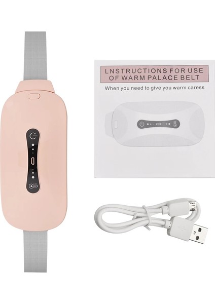 Pembe Taşınabilir Adet Isıtma Pedi USB Kablosu Akülü Masaj Sırt Göbek Ağrısı Giderici Kramplar Kadınlar ve Kız Için Vücut Bakımı (Yurt Dışından) fiyatları