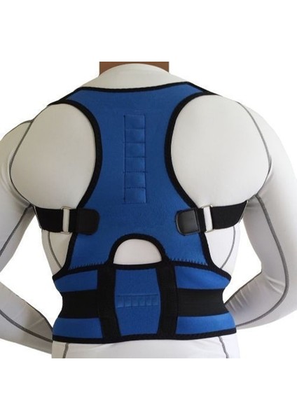 Mavi Xxl Manyetik Duruş Düzeltici Kadın Erkek Ortopedik Korse Sırt Desteği Kemer Ağrısı Geri Brace Destek Kemer Mıknatıslar Terapi B002 (Yurt Dışından)