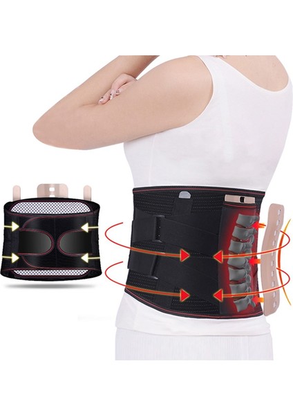 Gri-Beyaz Xxxl Bel Destek Kemeri Disk Hernisi Ortopedik Korse Sırt Omurga Dekompresyon Brace Bel Traksiyon Kemeri Bel Desteği (Yurt Dışından) indirimleri