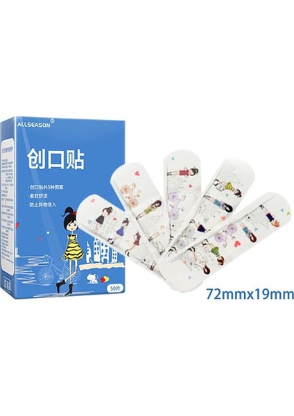 01 50 Adet 50/100 Adet Karikatür Hayvan Desen Bant Yardımı Hemostaz Yapışkan Bandajlar Ilk Yardım Acil Durum Kiti Nefes Ilk Bant Yardımı Çocuk Için (Yurt Dışından) modelleri