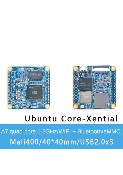 Nanopi Neoair Geliştirme Kurulu Için 512 MB Ram Wifi ve Bluetooth 8 GB Emmc Allwinner H3 -Core -A7 Ubuntucore (Yurt Dışından) fiyatları